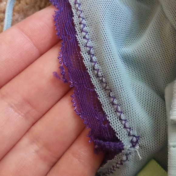 Purple and Blue Bralette - Picture 5 of 5